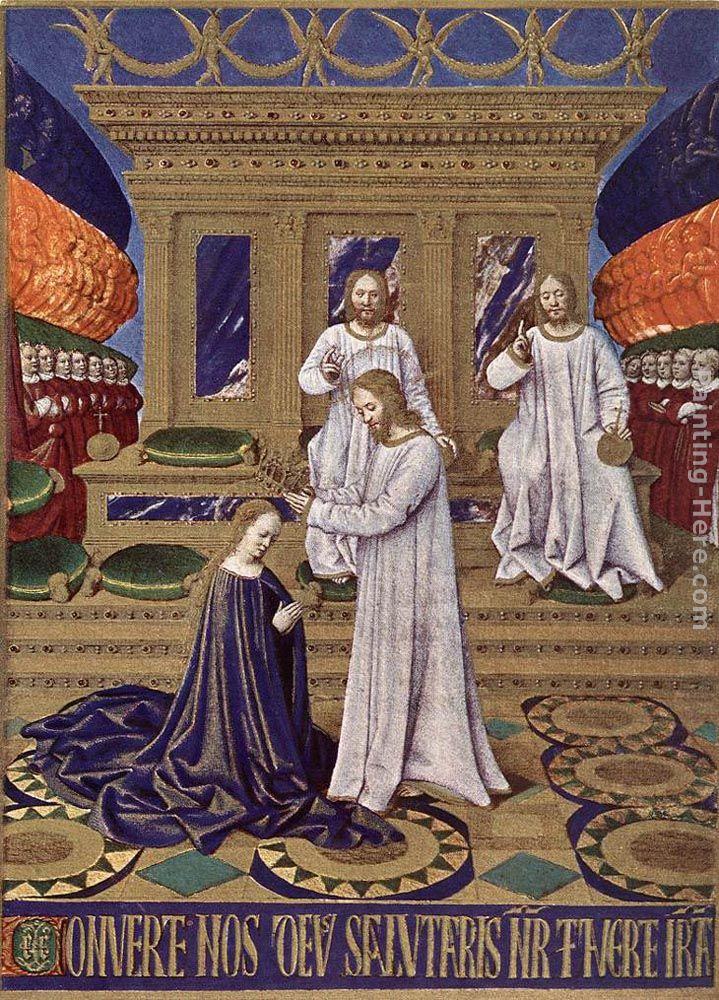 Jean Fouquet The Coronation of the Virgin